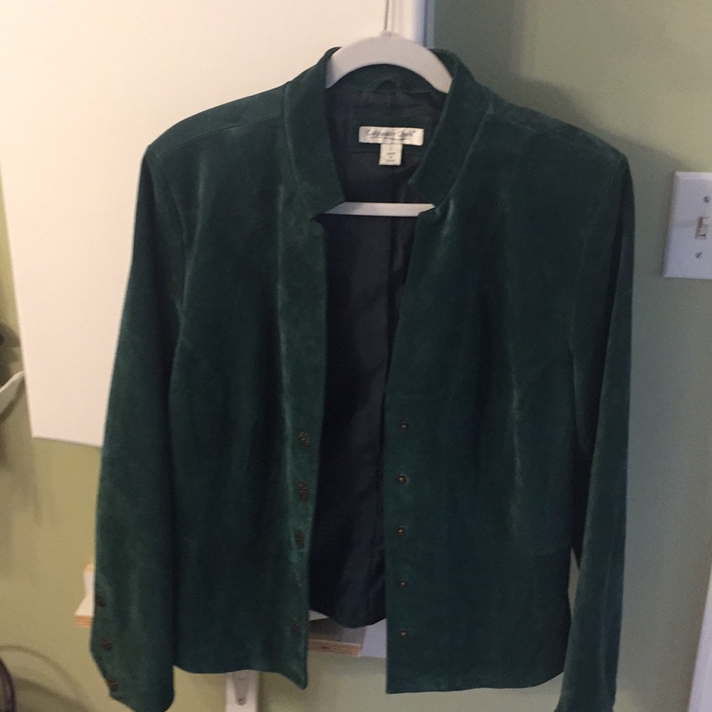 Coldwater Creek suede jacket.